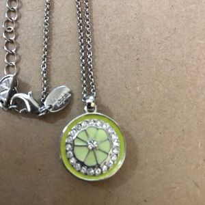 Lia Sophia lime necklace